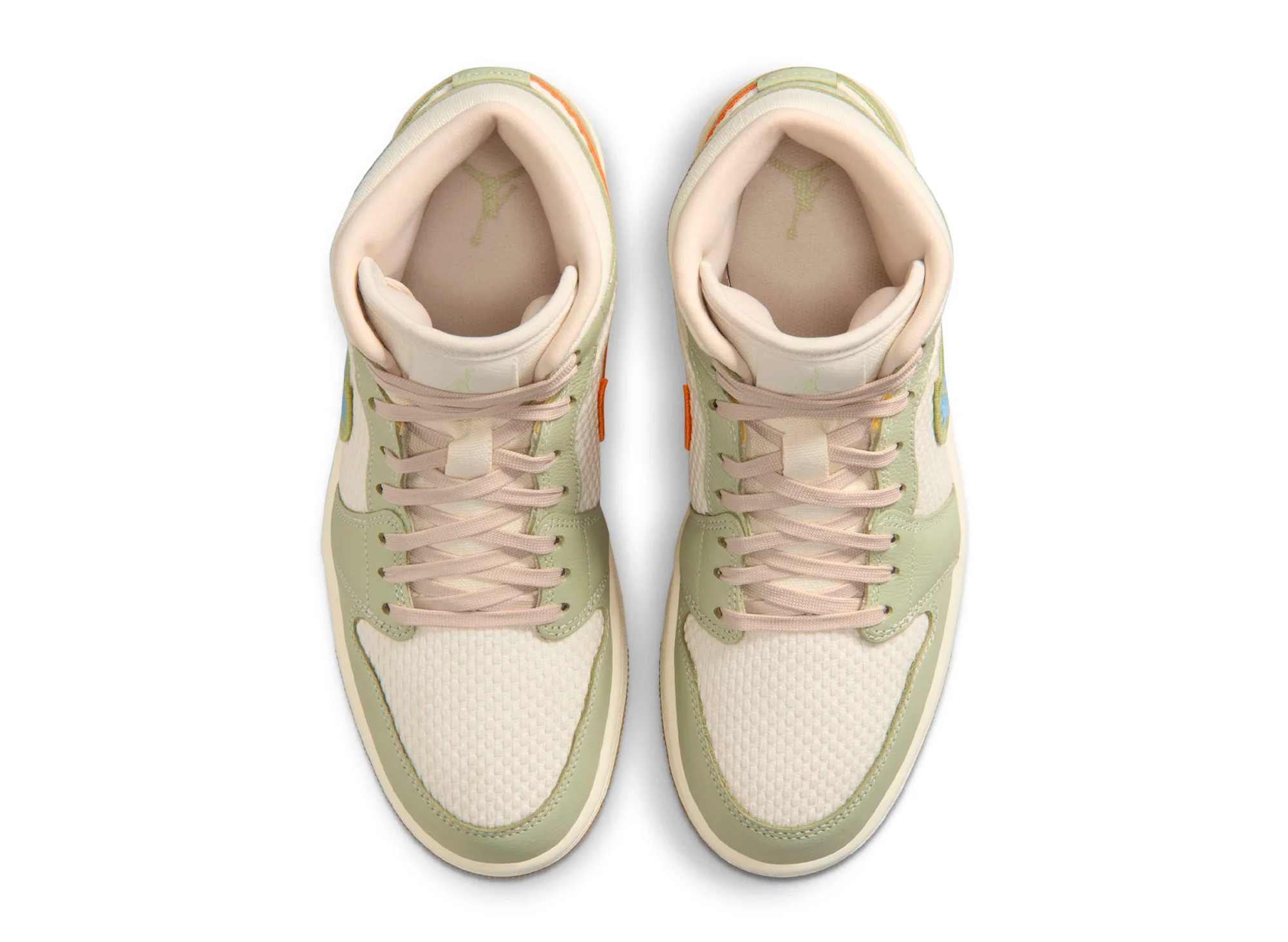 Women's Air Jordan 1 Mid SE in Olive Aura - Image 5