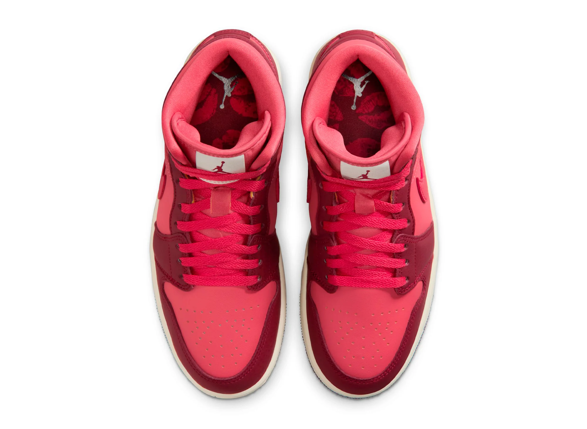 Women's Air Jordan 1 Mid SE in Team Red - Image 3