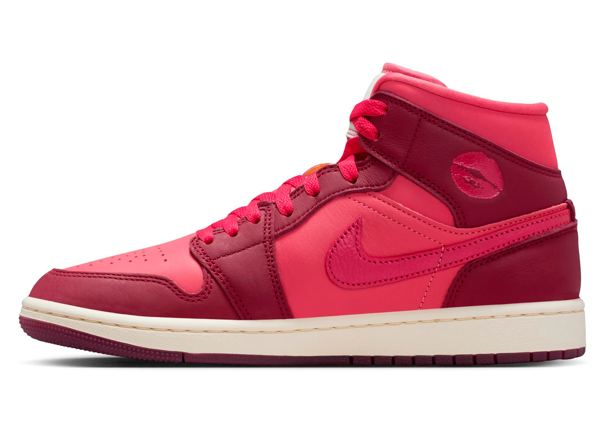 Women's Air Jordan 1 Mid SE in Team Red - Image 4