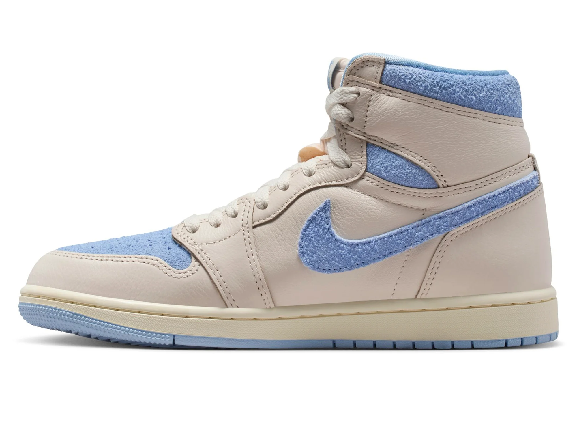 Women's Air Jordan 1 Retro Hi OG in Pale Ivory / Psychic Blue - Image 3