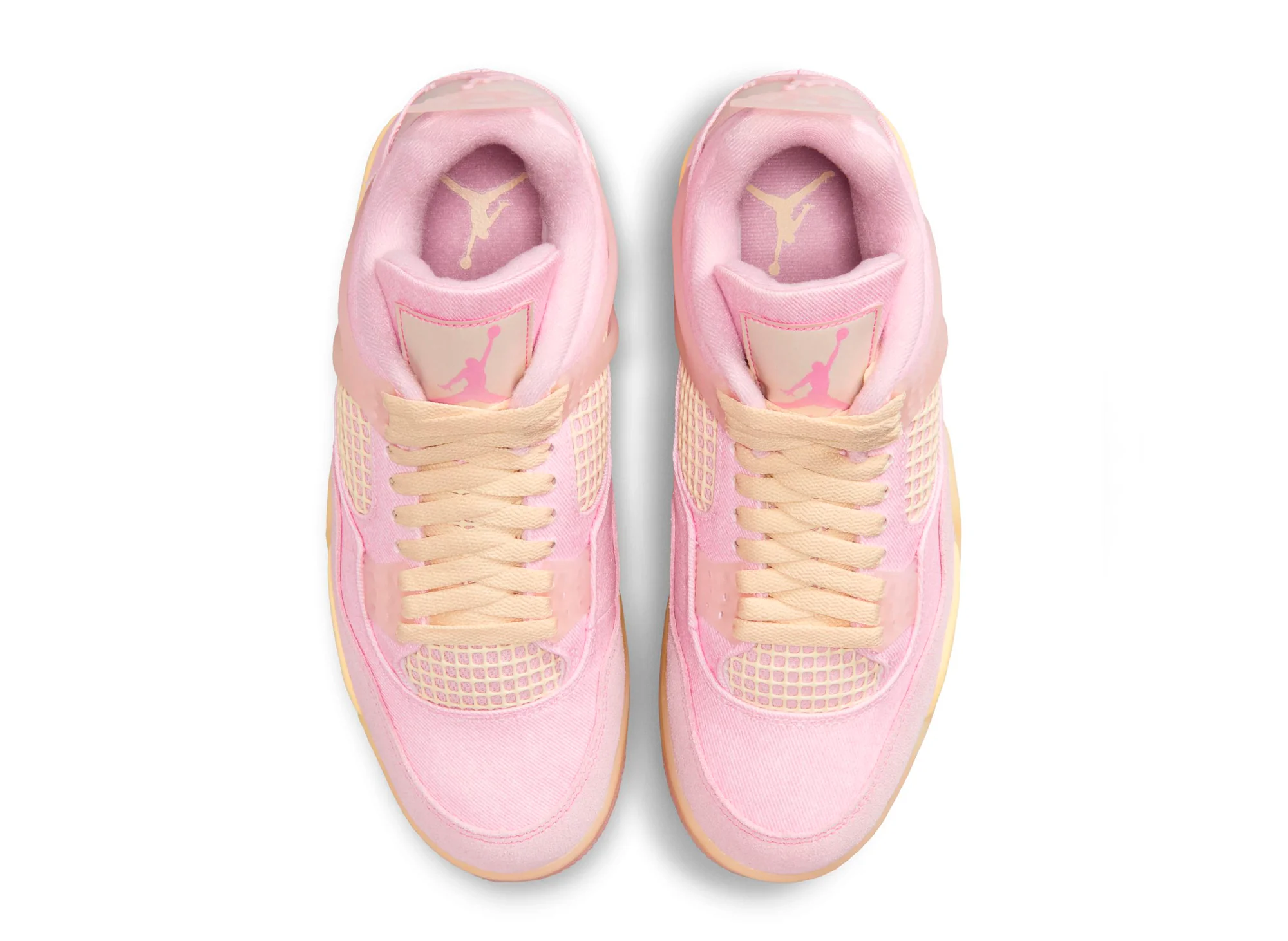 Women's Air Jordan 4 Retro Tex in Pearl Pink / Iced Carmine - Image 4