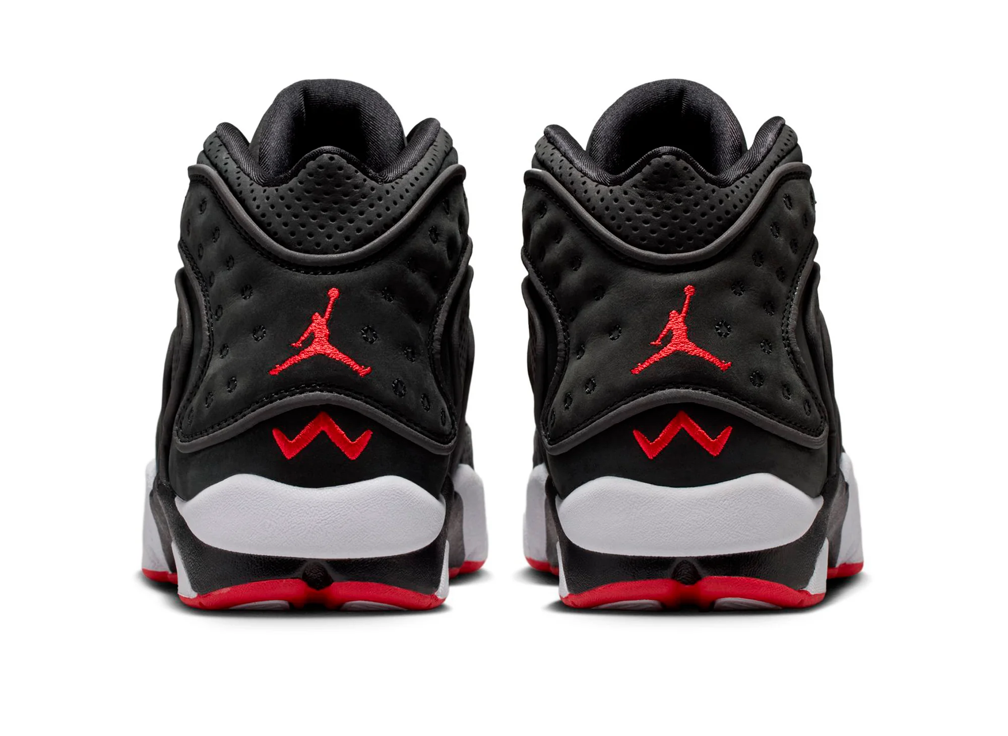 Women's Air Jordan OG in Black / University Red - Image 2