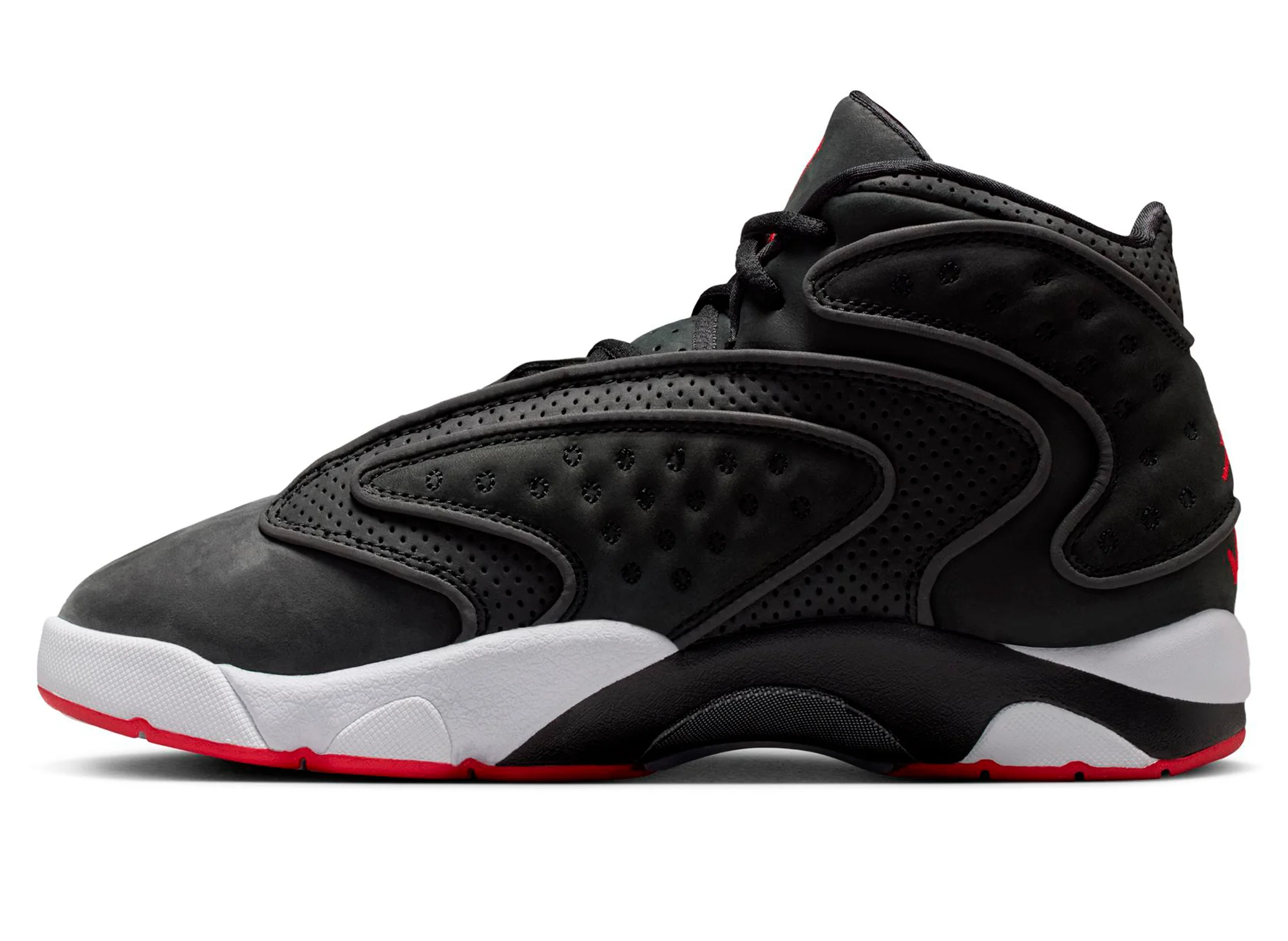 Women's Air Jordan OG in Black / University Red - Image 3