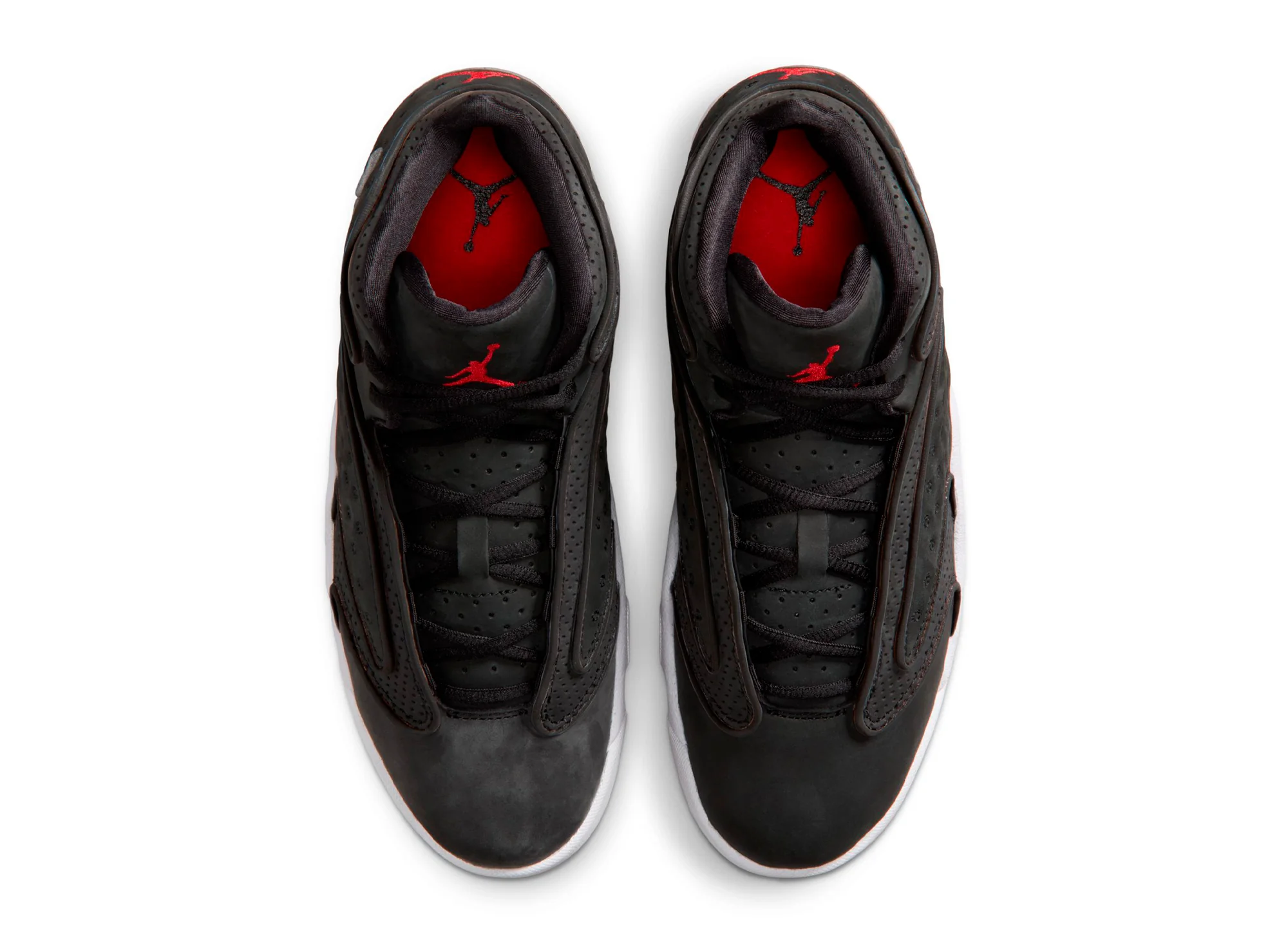 Women's Air Jordan OG in Black / University Red - Image 4