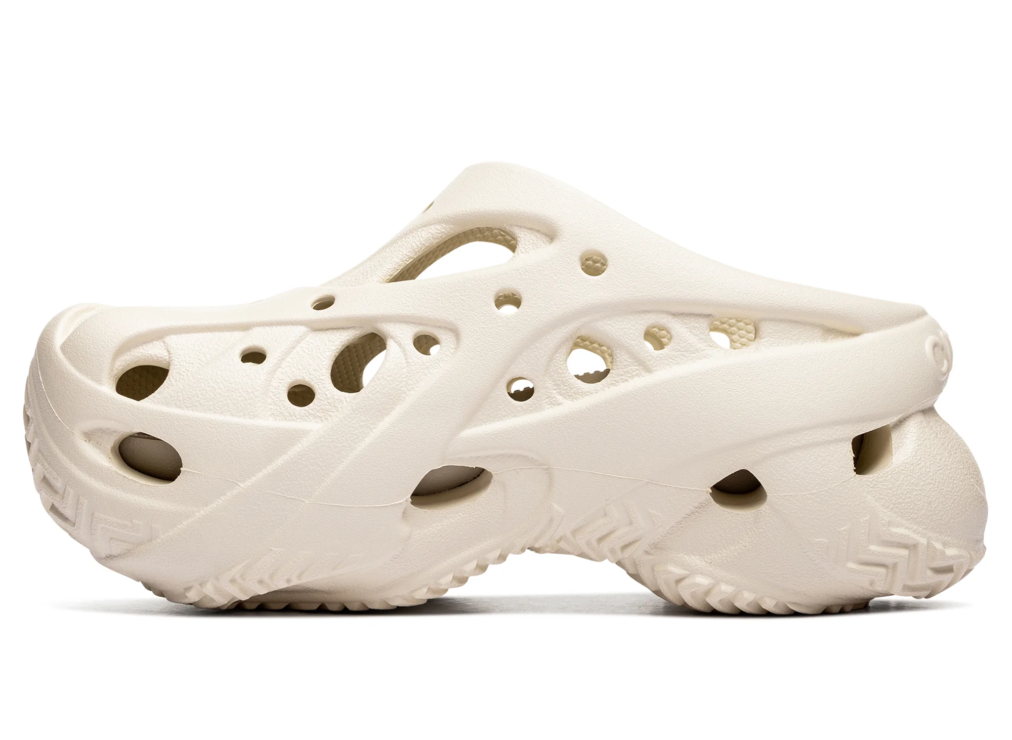 Women's Crocs Caged Clog in Summit White - Image 3