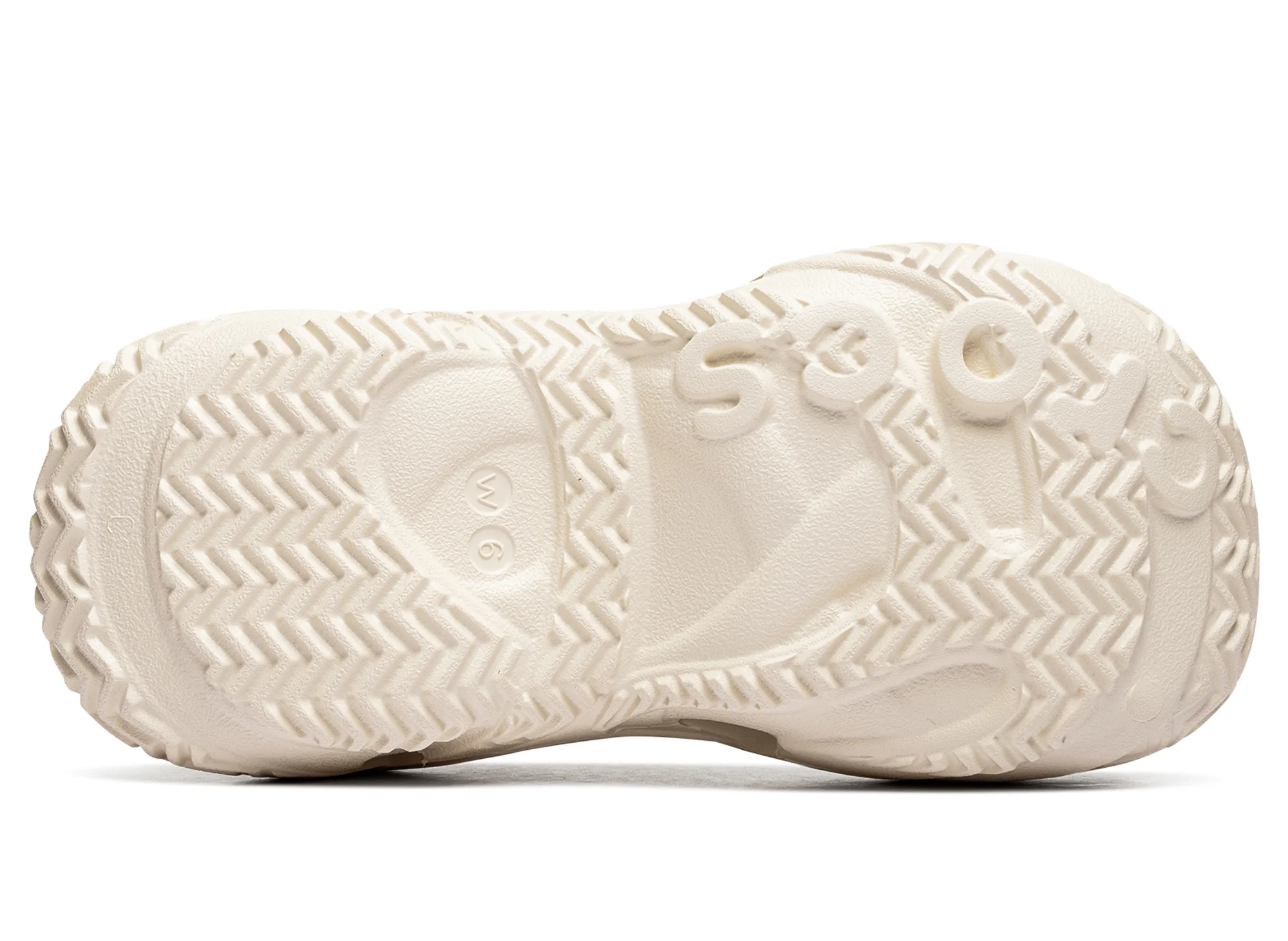 Women's Crocs Caged Clog in Summit White - Image 5