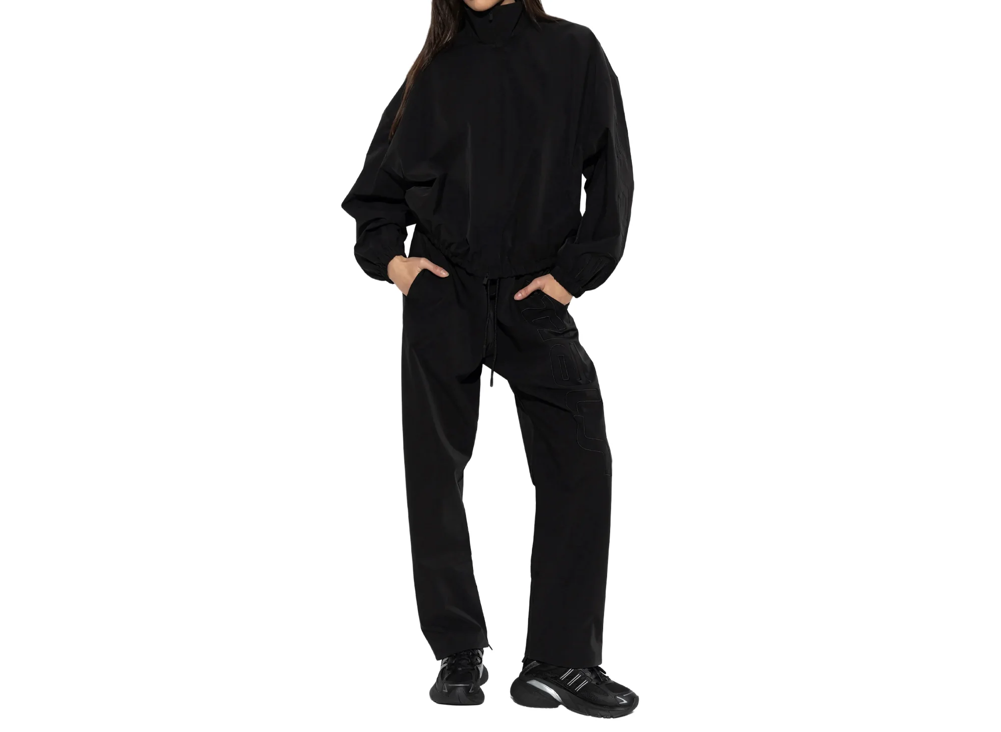 Women's Fear of God Essentials Active Trace Track Pant 'Vintage Black' - Image 4