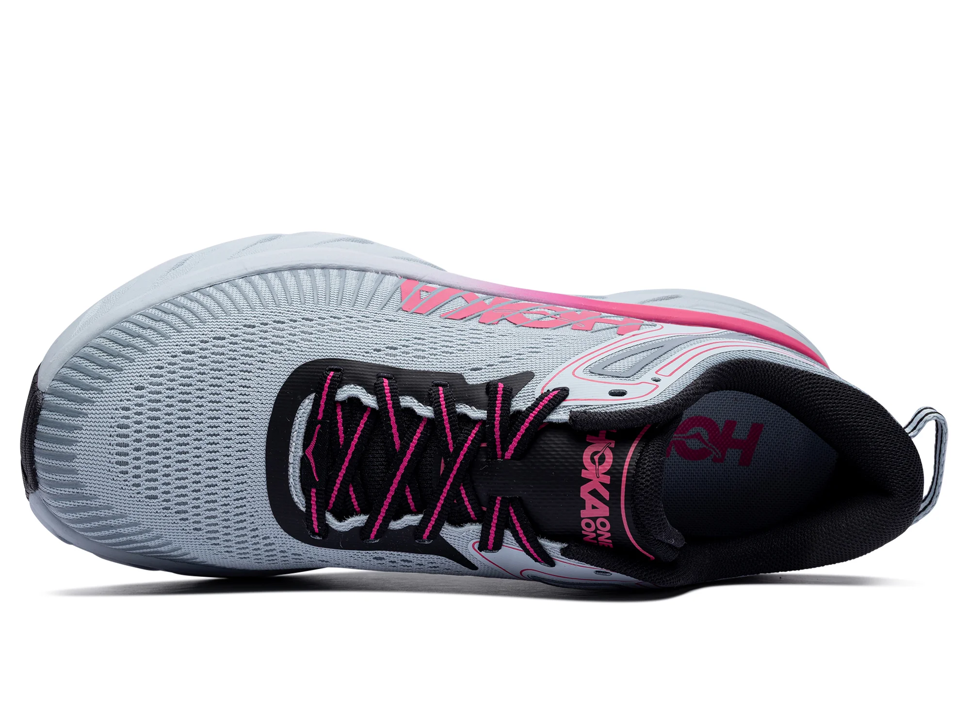 Women's Hoka Bondi 7 'Mineral Blue / Rhubarb' - Image 4