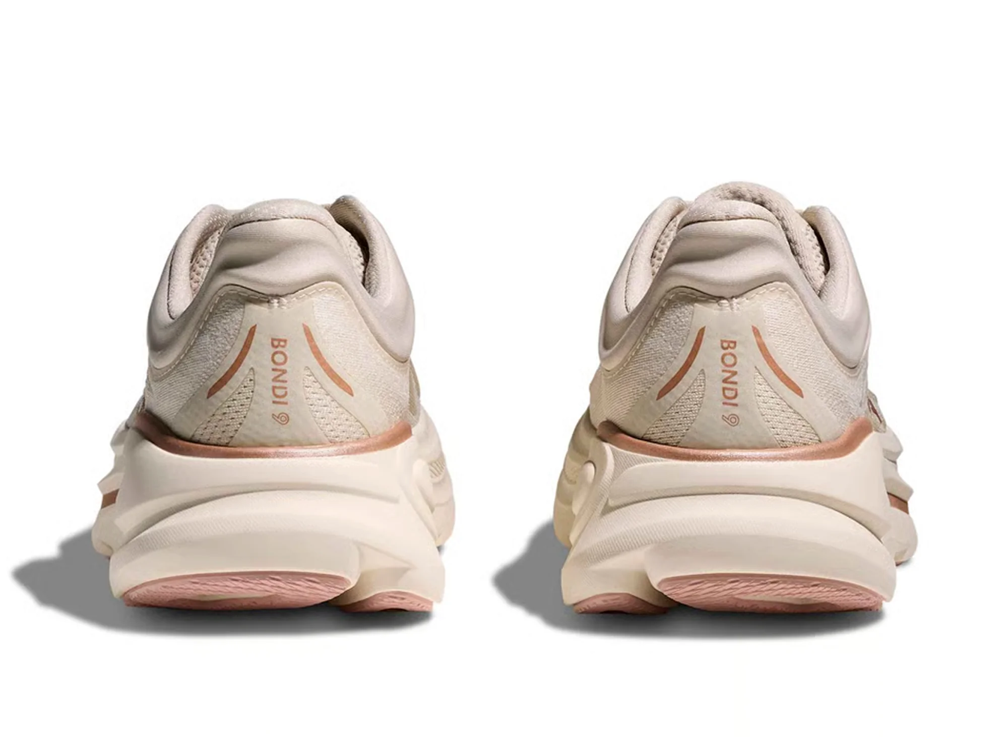 Women's Hoka Bondi 9 'Oat Milk / Rose Gold' - Image 2