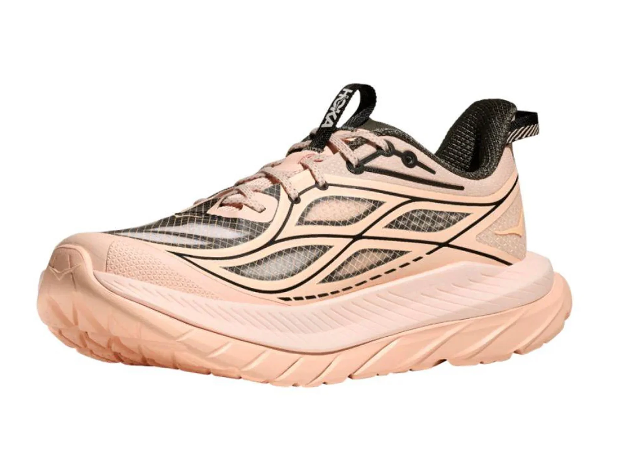 Women's Hoka Mach Remastered 'Tangerine Glow / Asphalt Grey' - Image 3