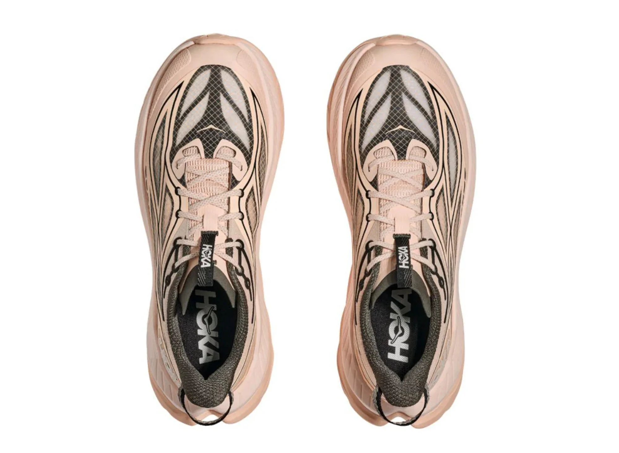 Women's Hoka Mach Remastered 'Tangerine Glow / Asphalt Grey' - Image 4