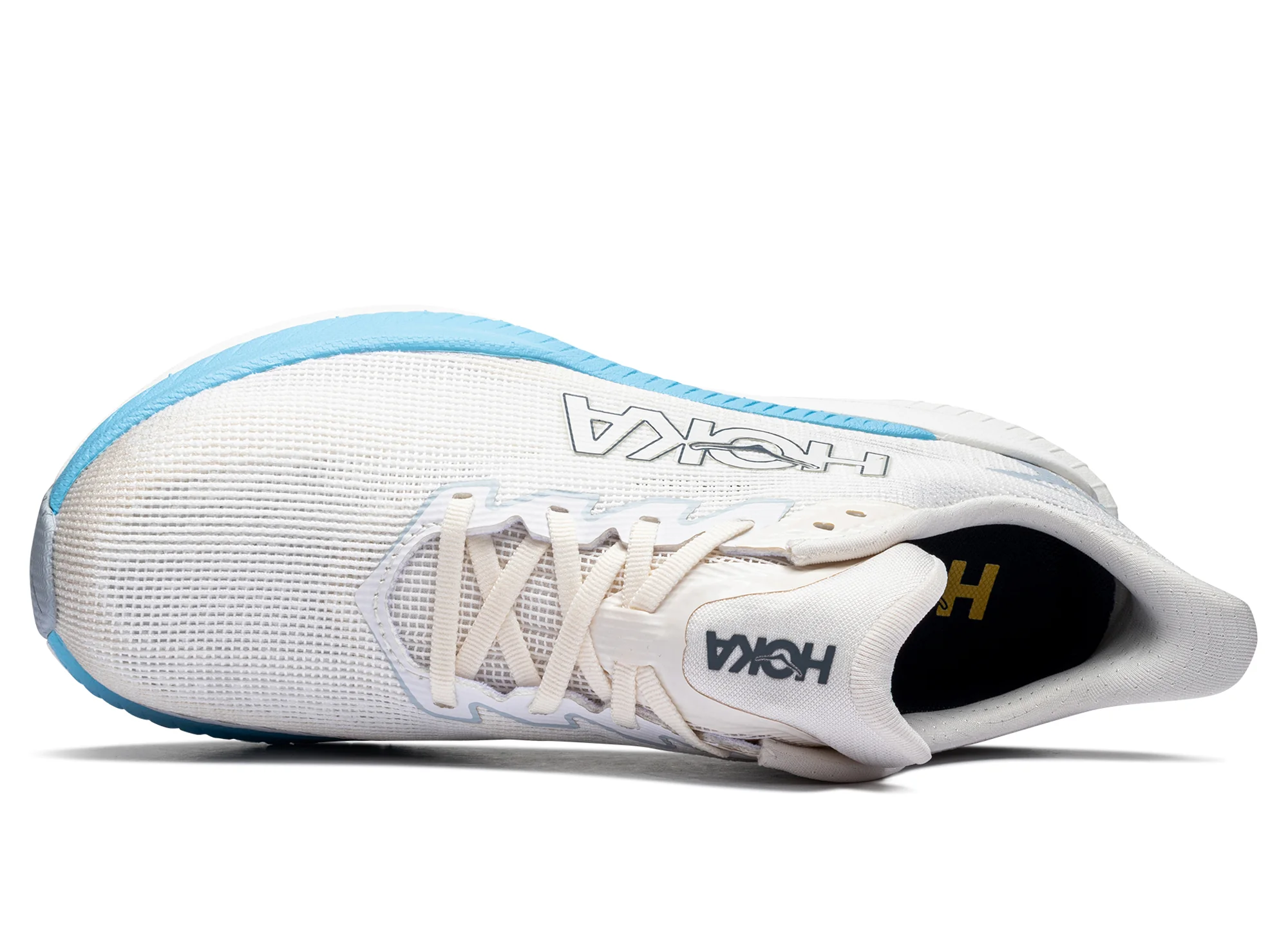 Women's Hoka Mach X 3 'White / Alabaster' - Image 4