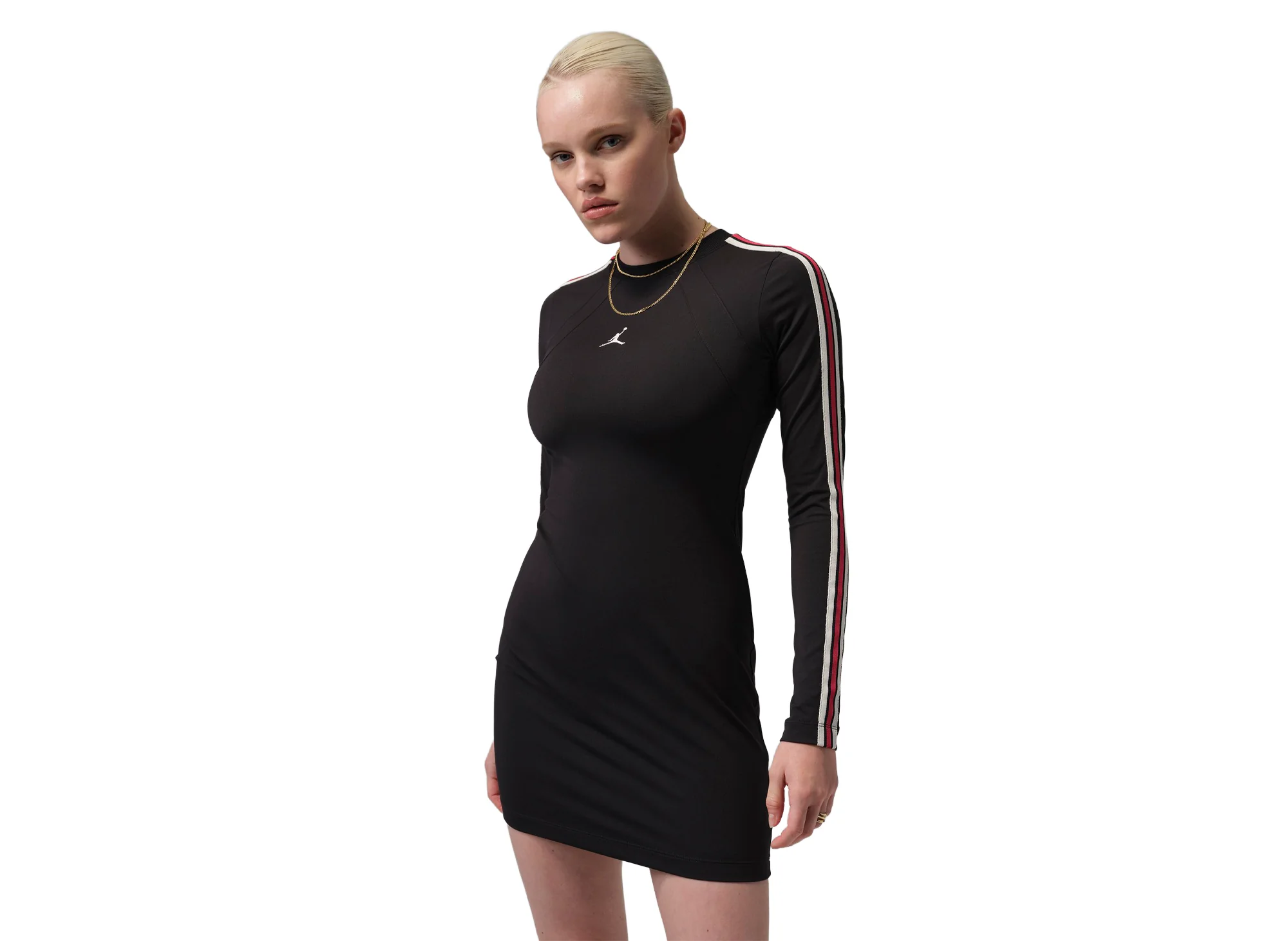 Women's Jordan Brooklyn Long-Sleeve Dress in Black - Image 2