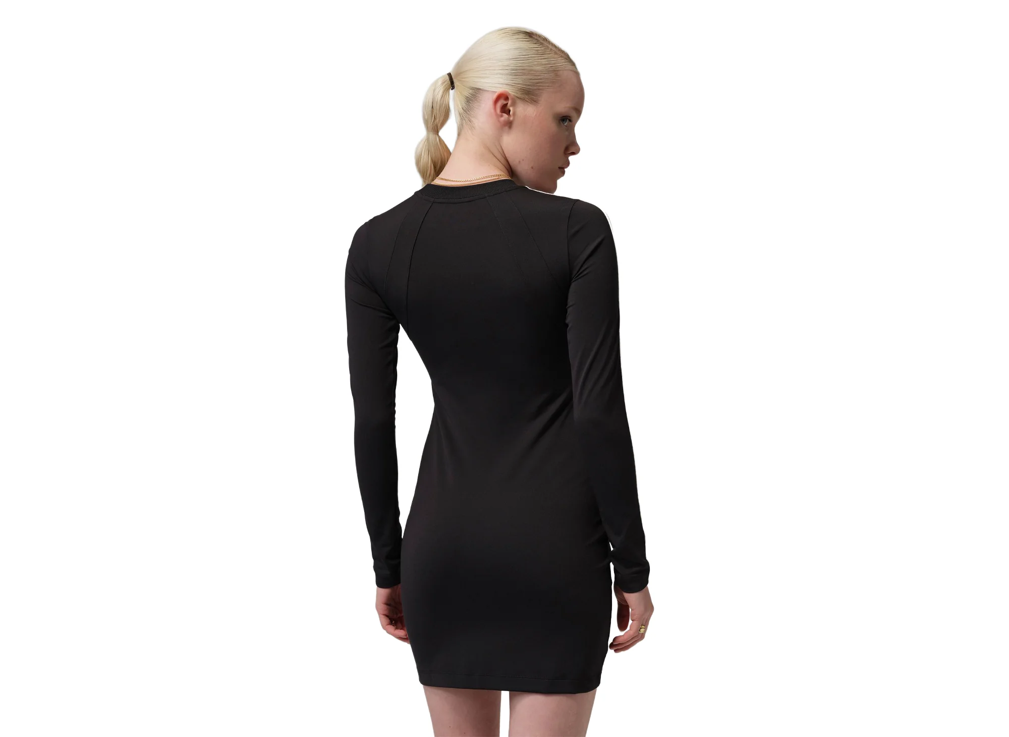 Women's Jordan Brooklyn Long-Sleeve Dress in Black - Image 3