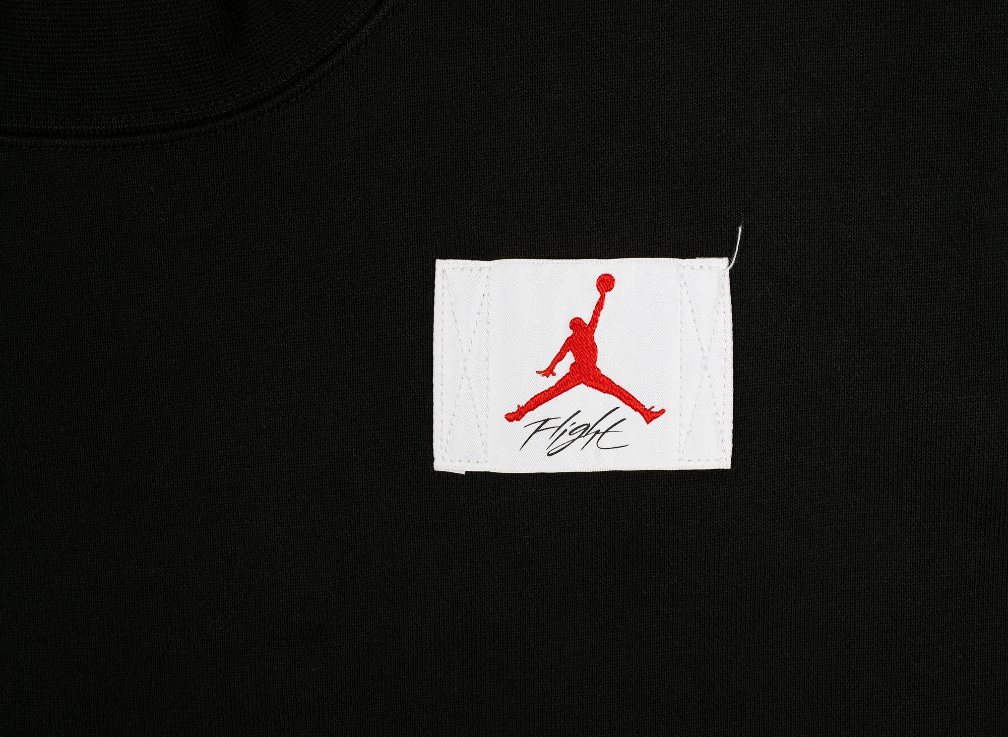 Women's Jordan Flight Fleece Crewneck in Black - Image 2