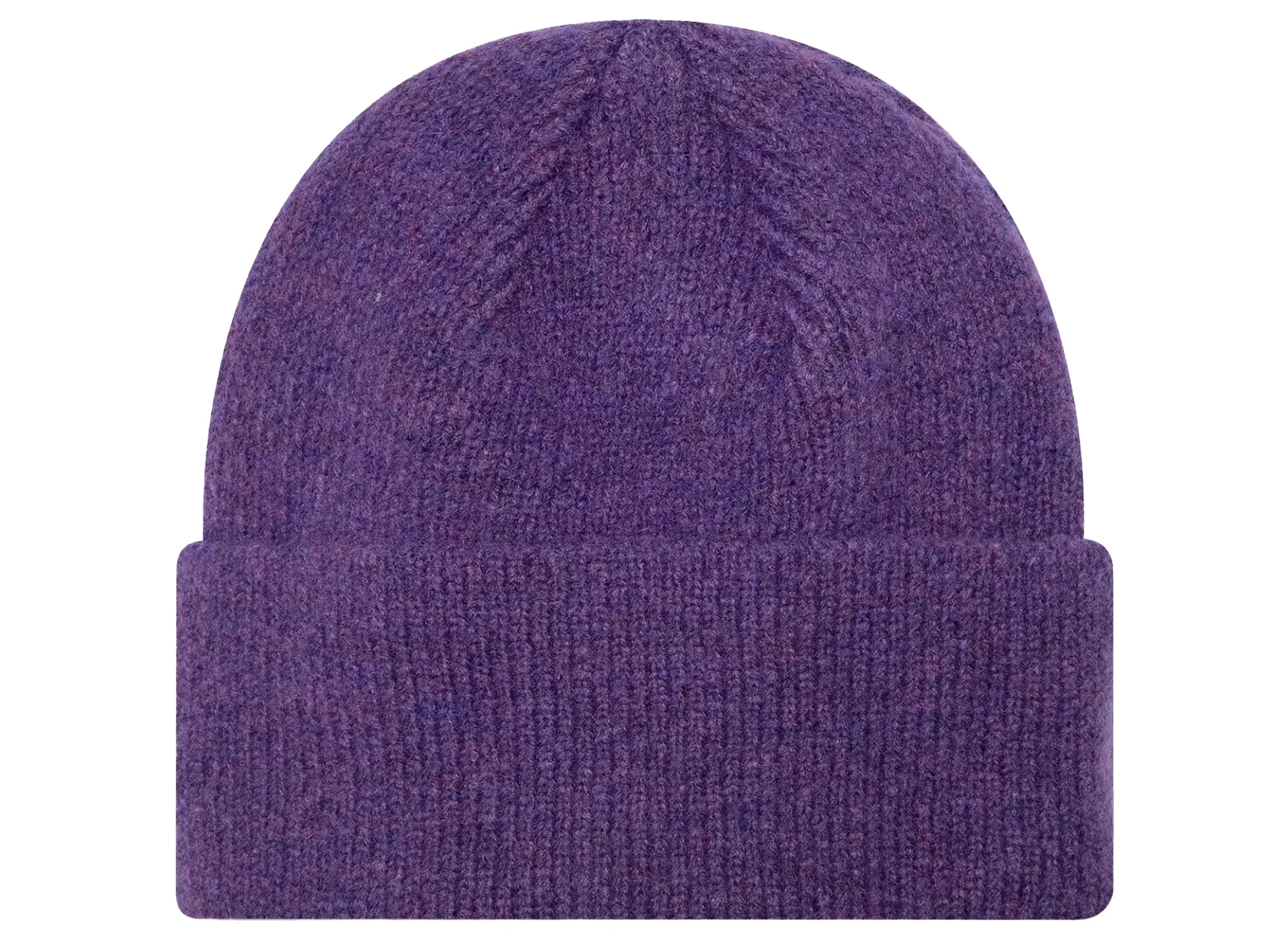 Women's New Era New York Yankees Wide Cuff Beanie in Purple - Image 2