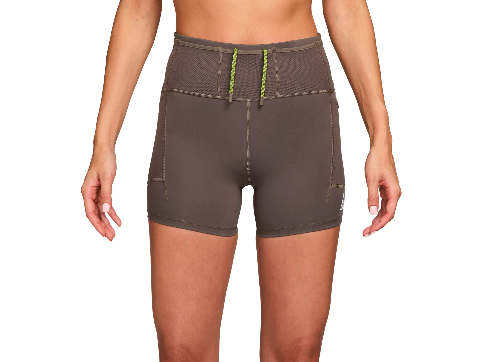 Women's Nike ACG Dri-FIT High Waisted 4" Trail Running Shorts in Ironstone - Image 4