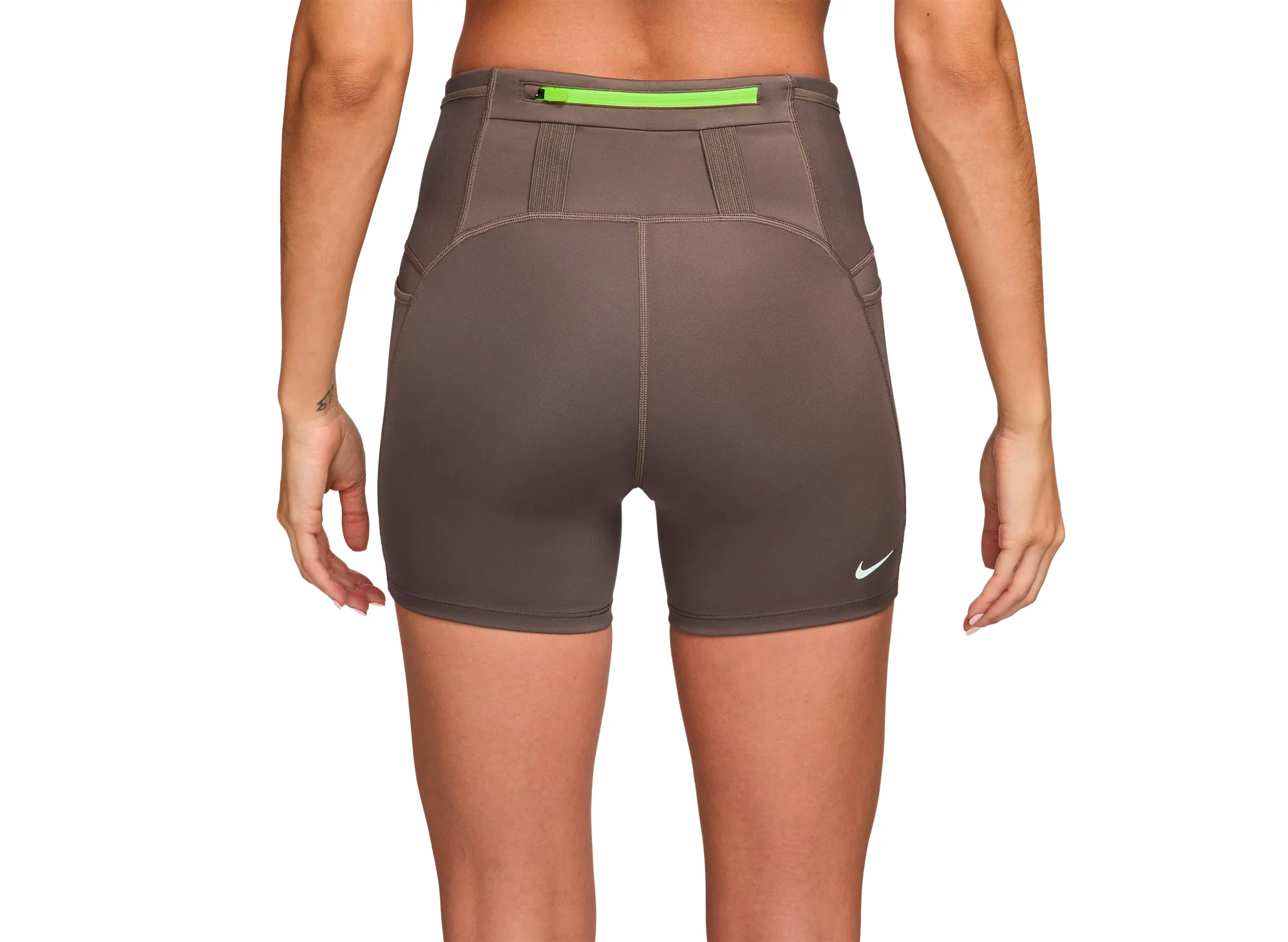 Women's Nike ACG Dri-FIT High Waisted 4" Trail Running Shorts in Ironstone - Image 5