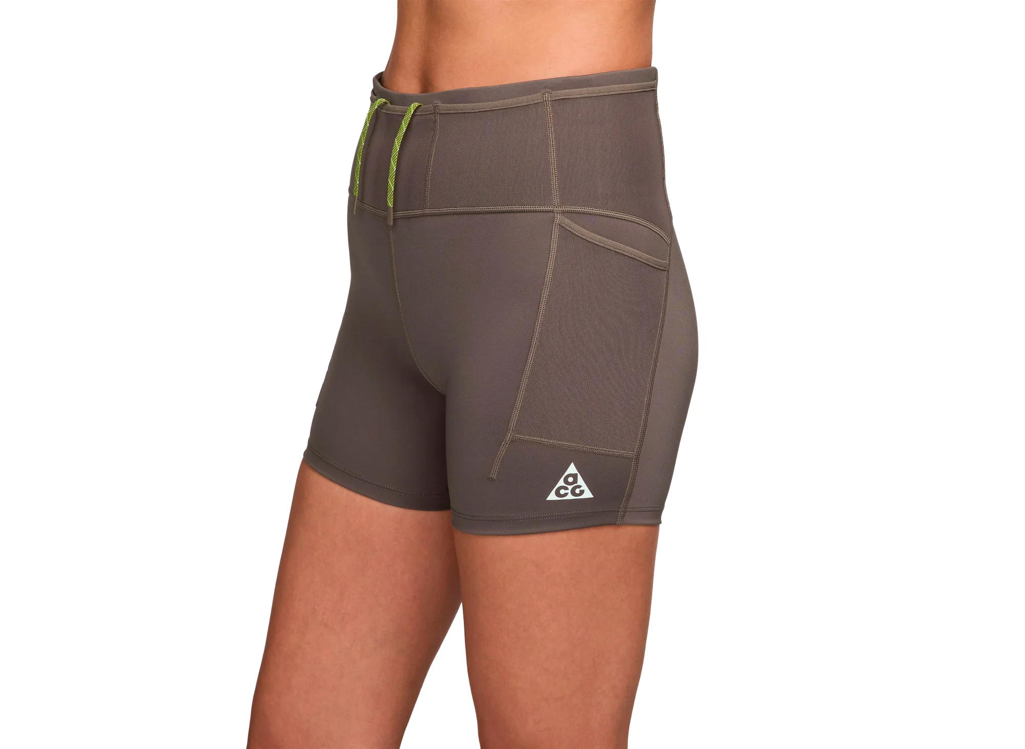 Women's Nike ACG Dri-FIT High Waisted 4" Trail Running Shorts in Ironstone - Image 6