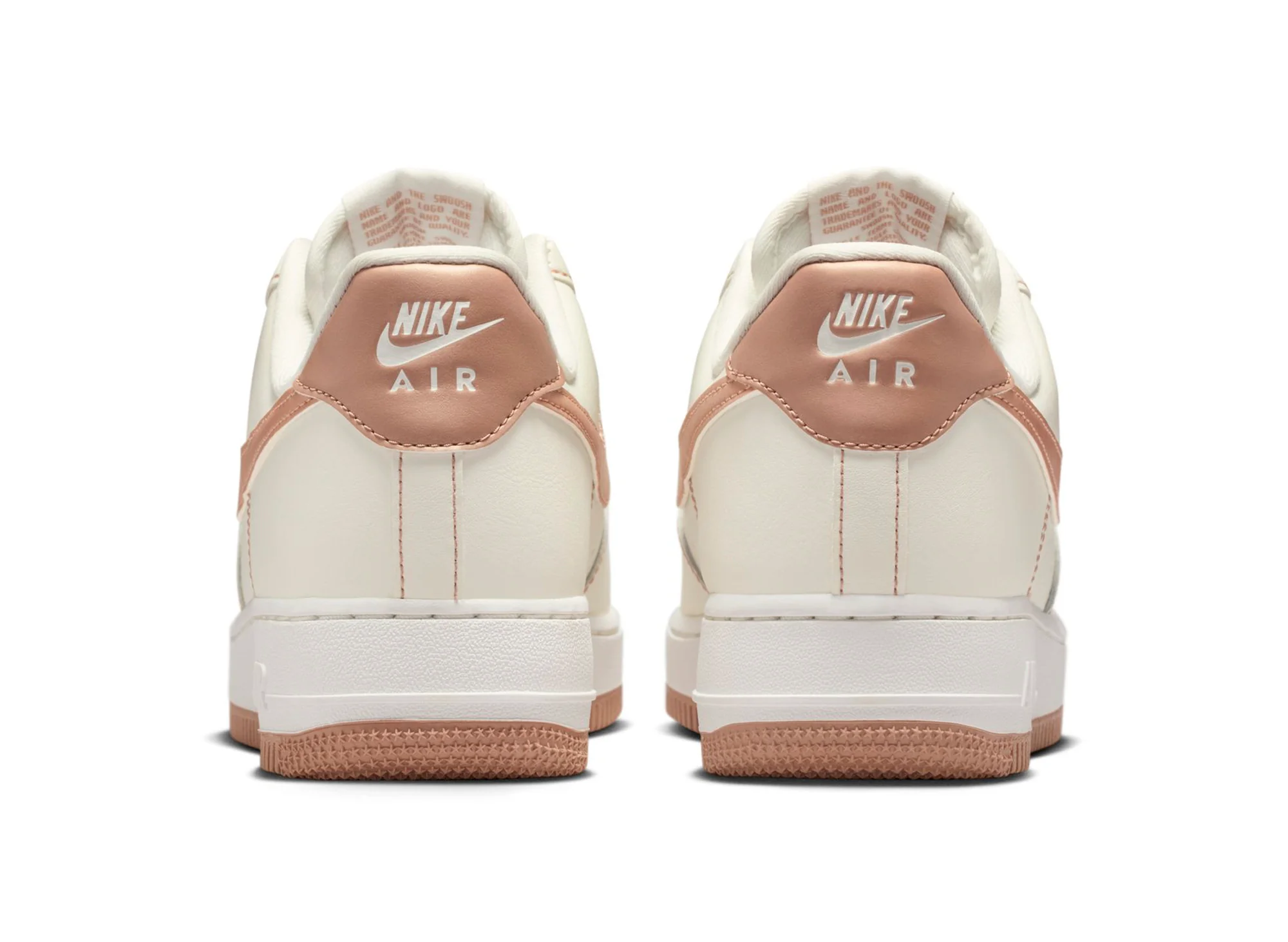 Women's Nike Air Force 1 '07 in Sail / Rose Gold - Image 2