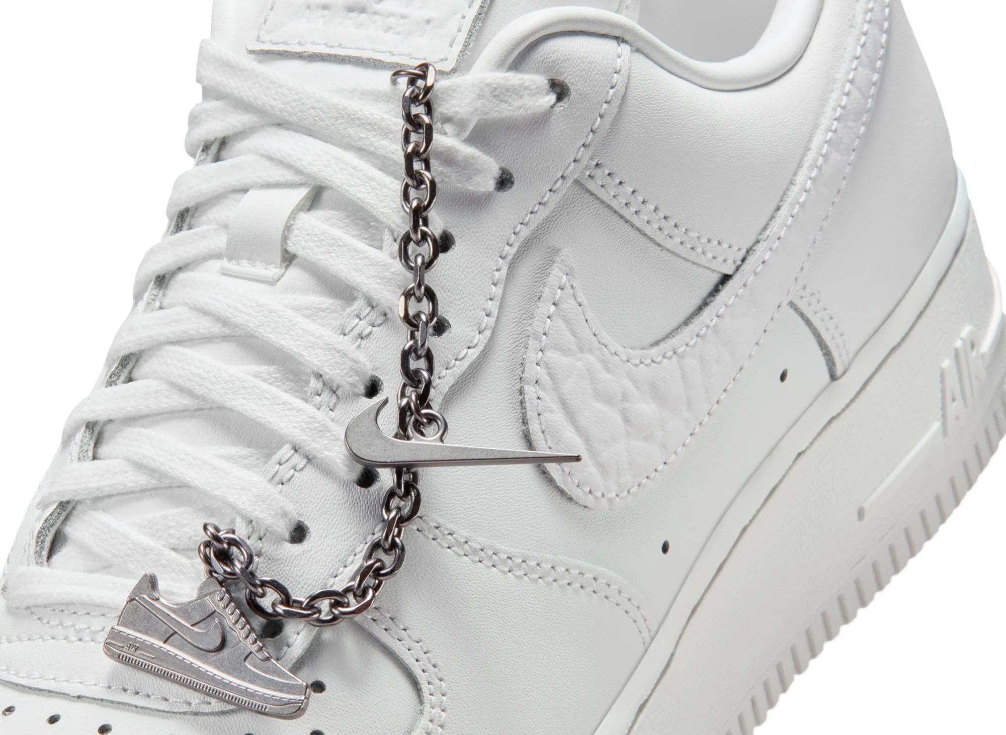Women's Nike Air Force 1 '07 Low in Summit White - Image 6