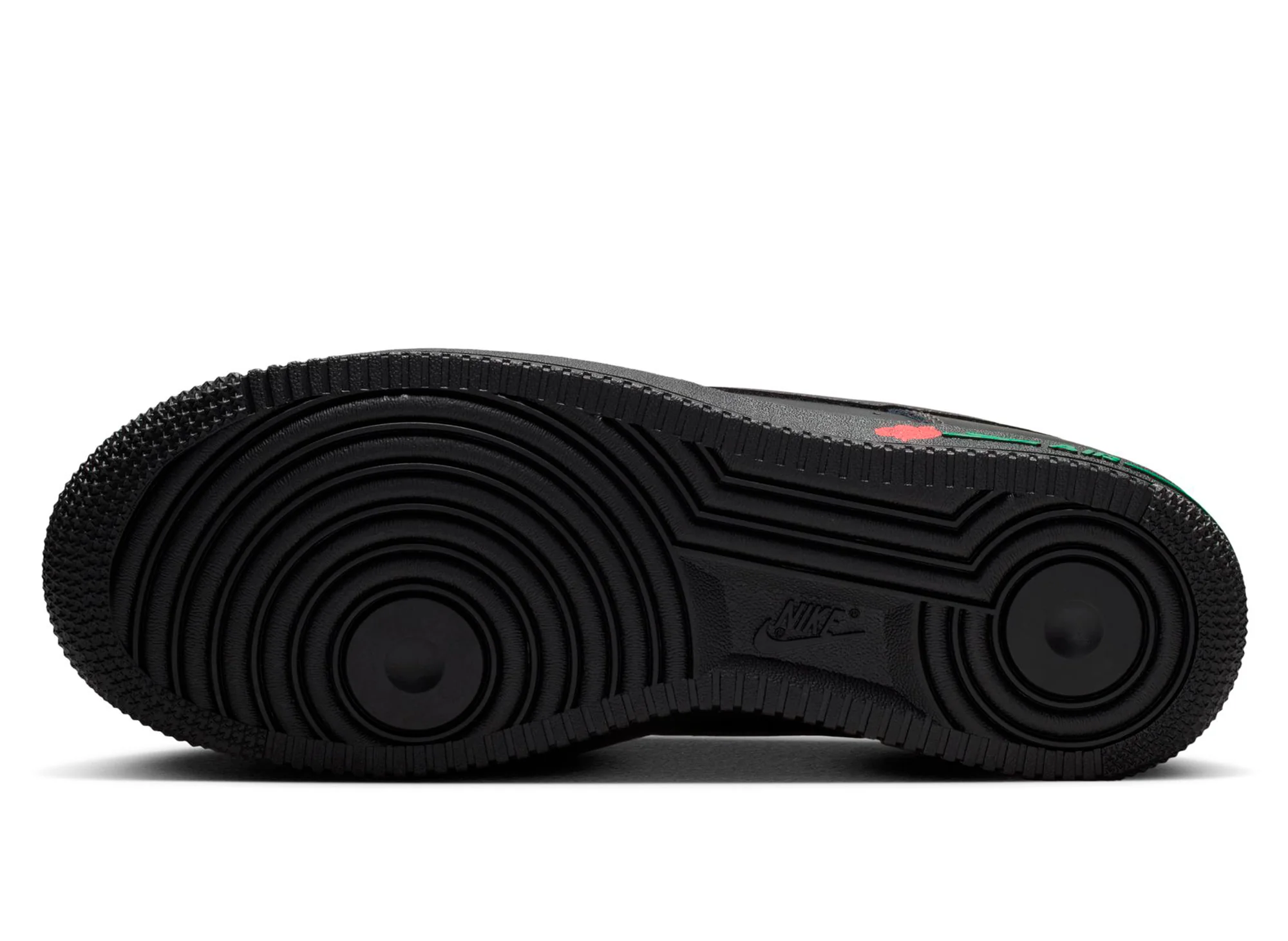 Women's Nike Air Force 1 '07 SE in Black / Sport Red - Image 5