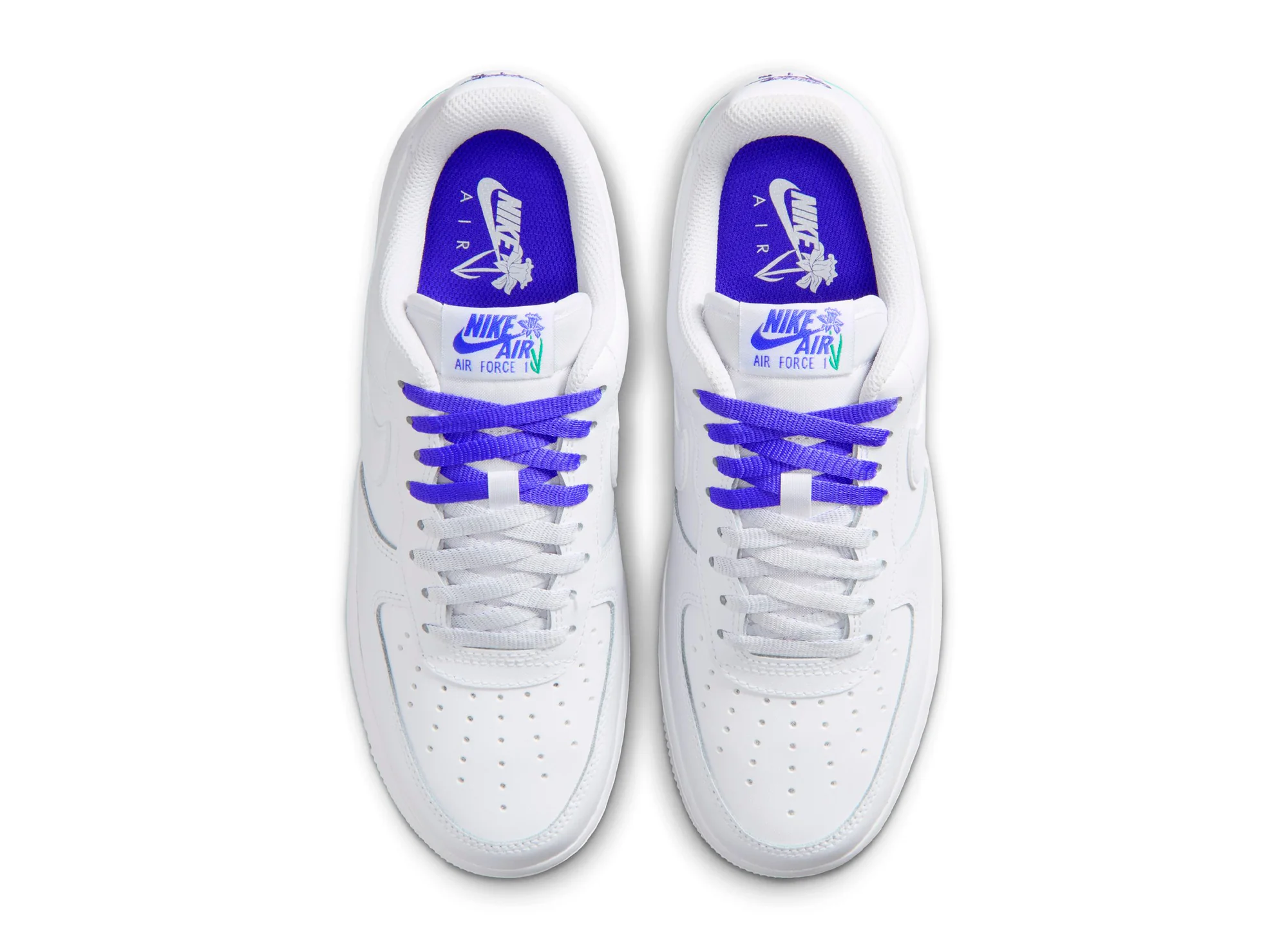 Women's Nike Air Force 1 '07 SE in White / Persian Violet - Image 4