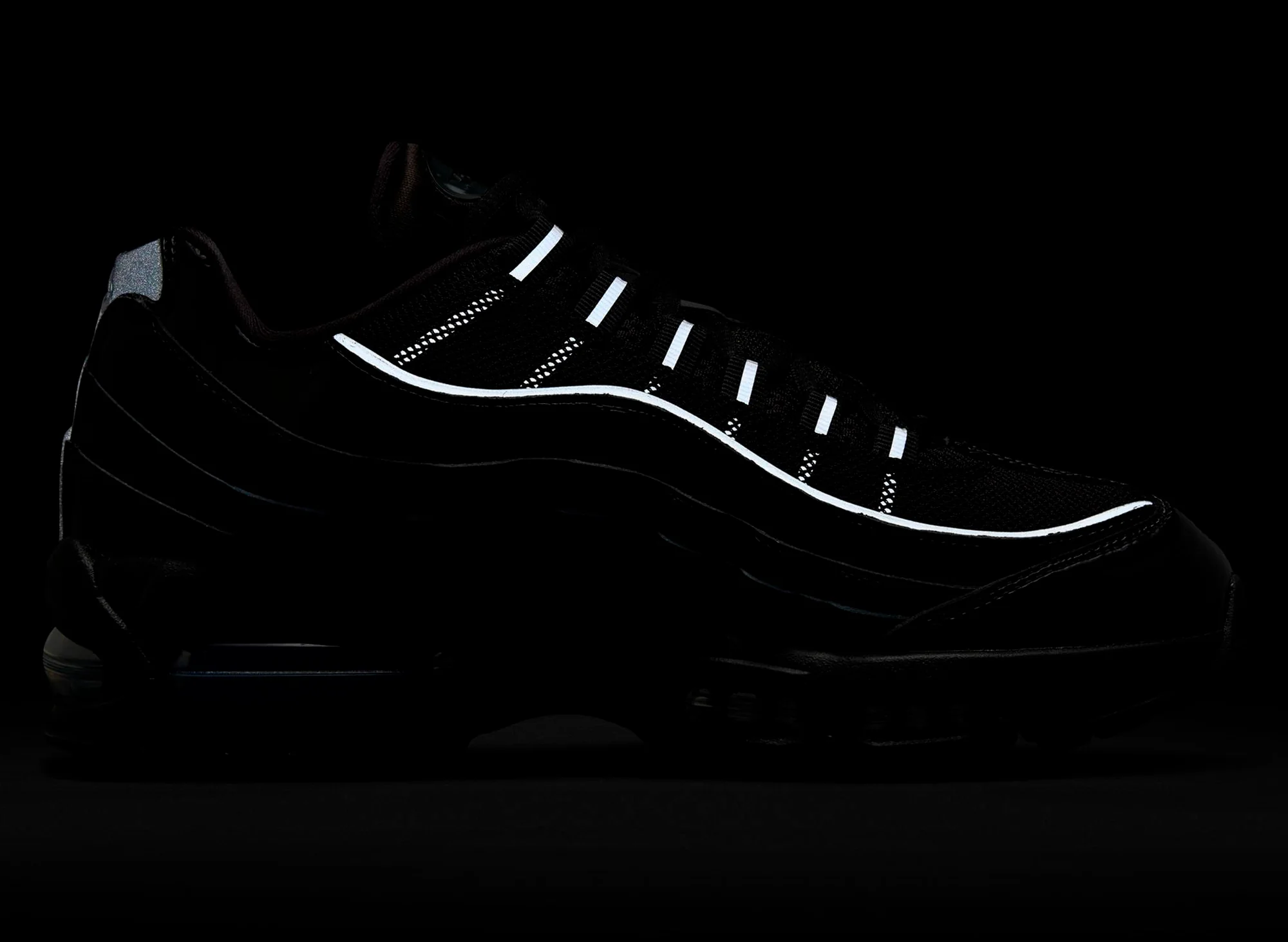 Women's Nike Air Max 95 Big Bubble Reflective in Black - Image 6