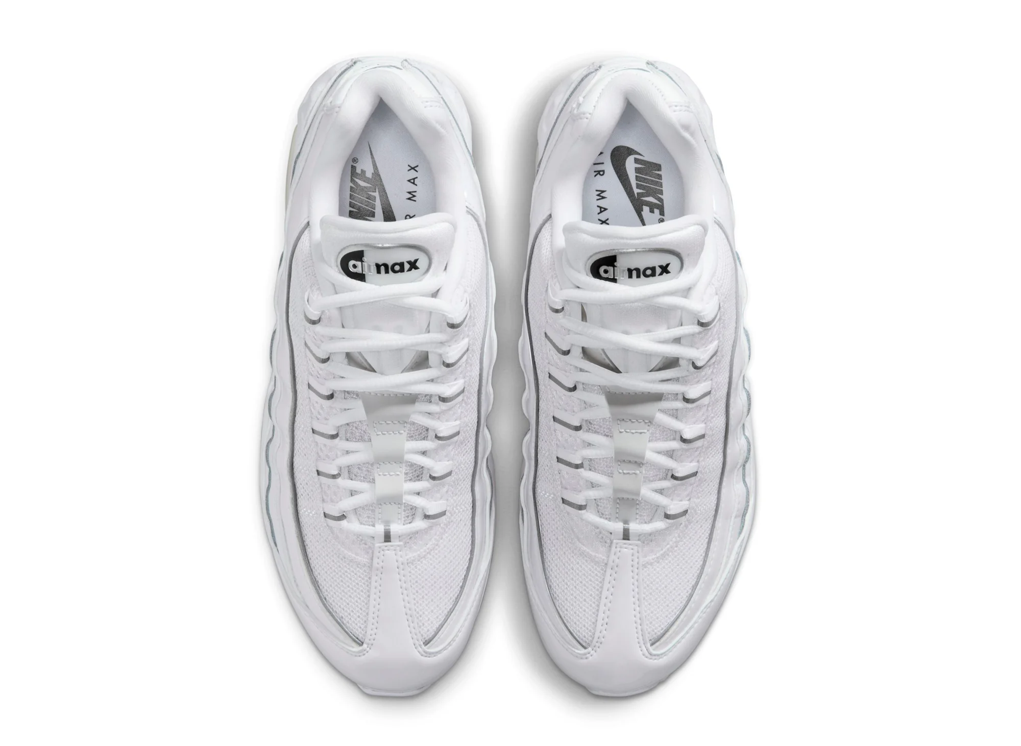 Women's Nike Air Max 95 Big Bubble Reflective in White - Image 4