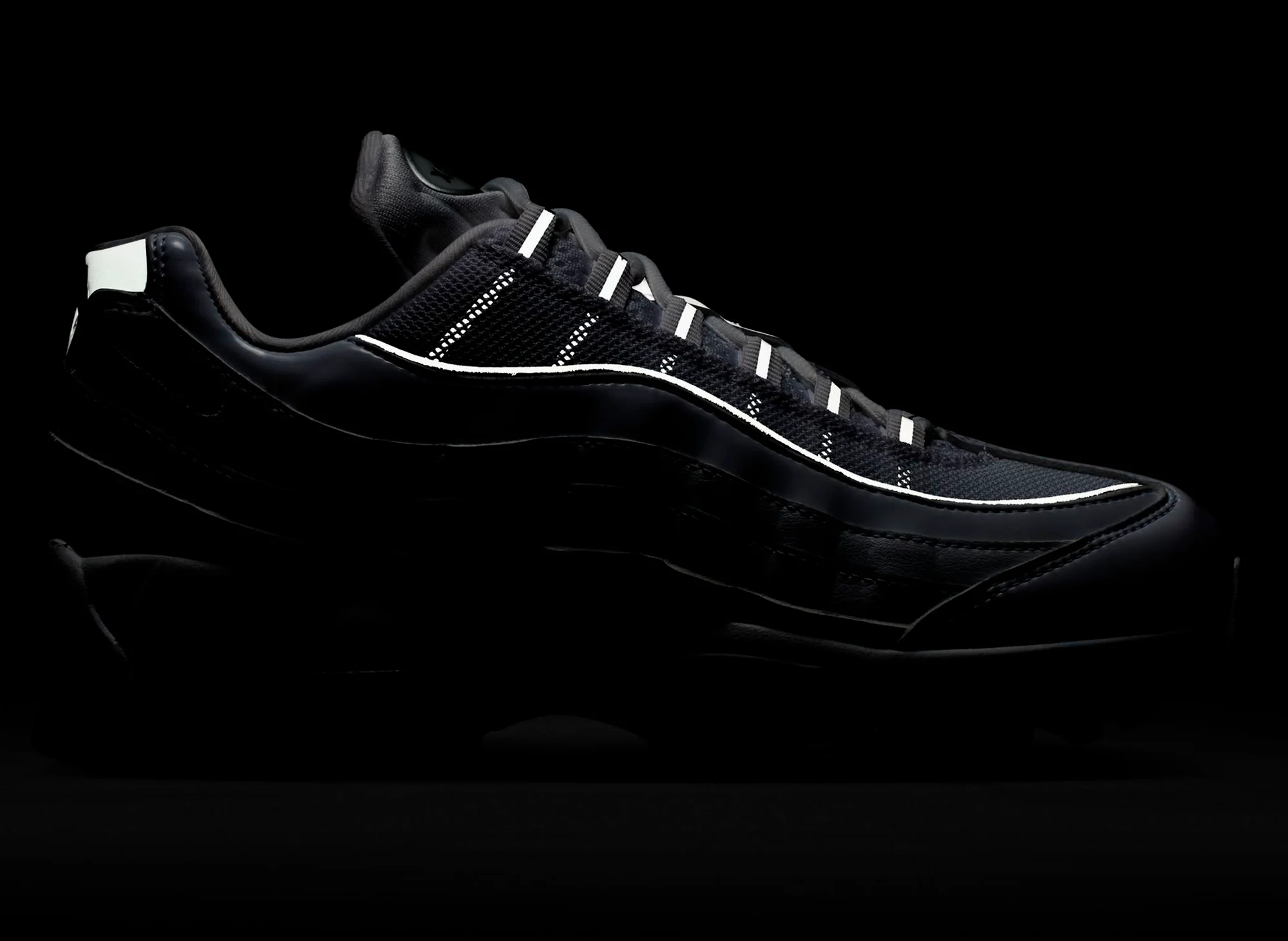Women's Nike Air Max 95 Big Bubble Reflective in White - Image 6