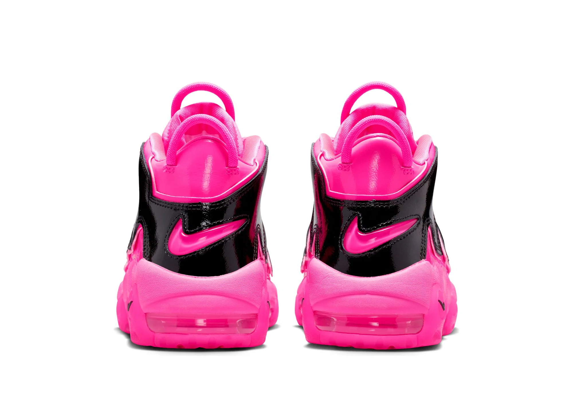 Women's Nike Air More Uptempo SE in Pink Blast / Black - Image 2