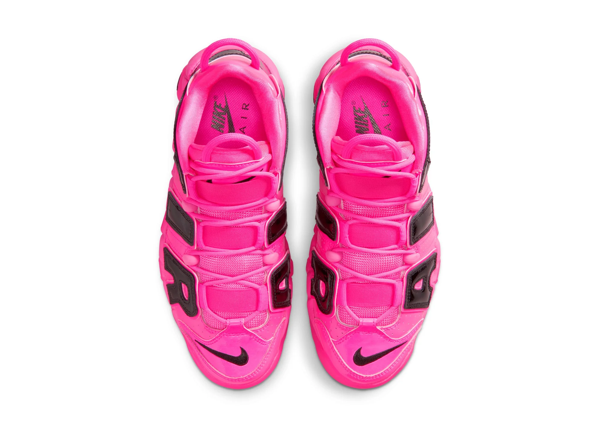 Women's Nike Air More Uptempo SE in Pink Blast / Black - Image 4
