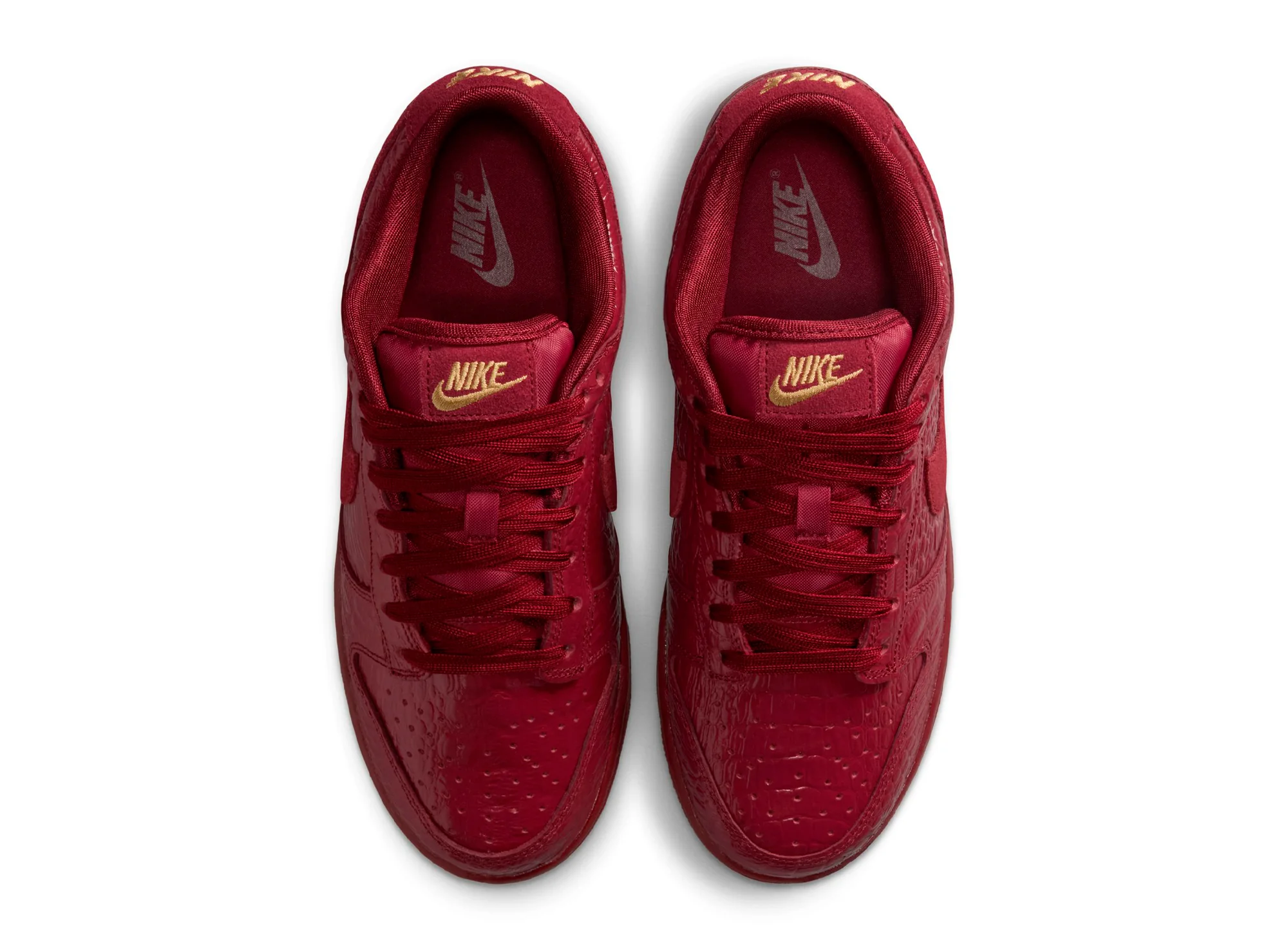 Women's Nike Dunk Low SS in Team Red - Image 4
