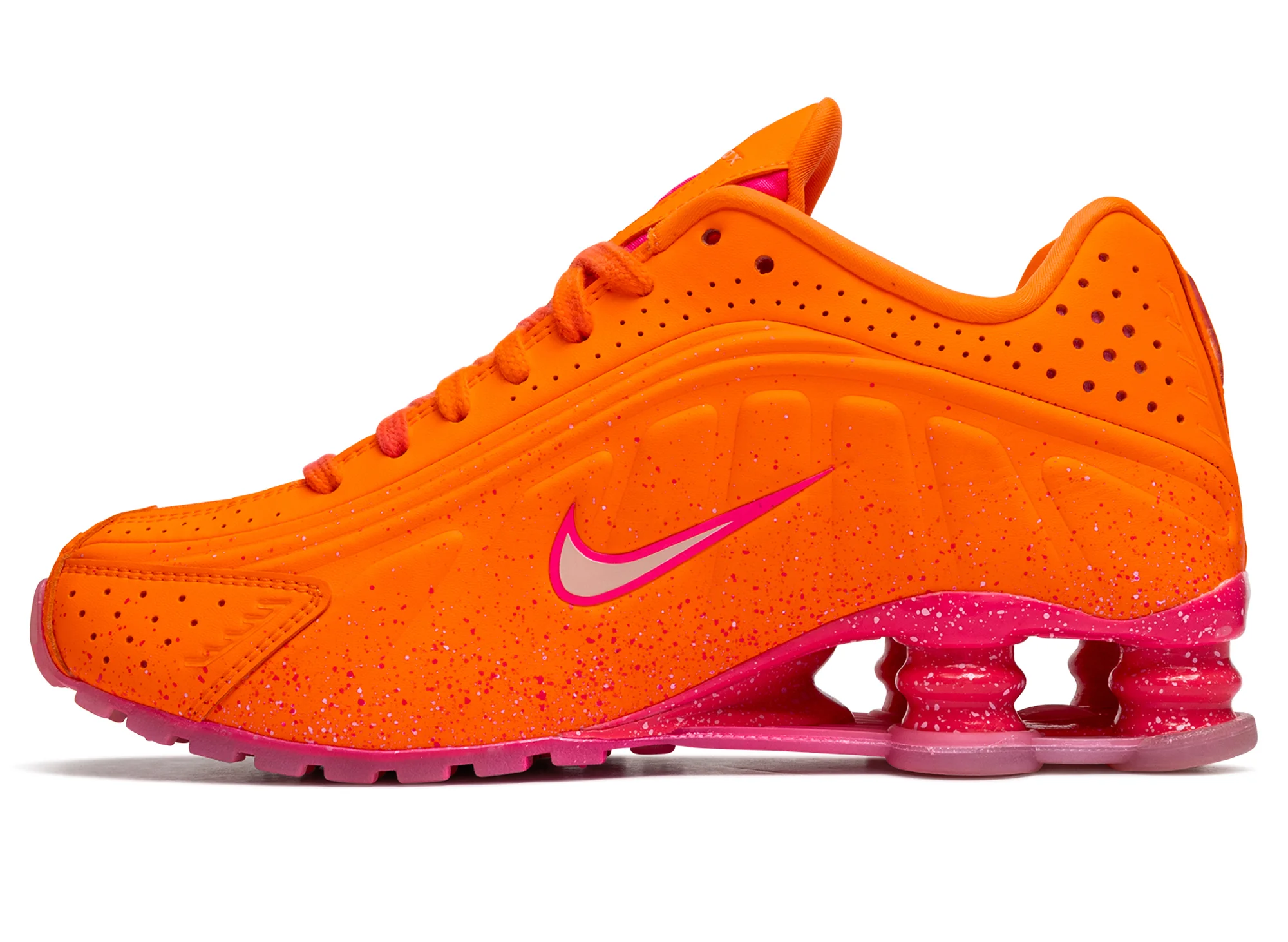 Women's Nike Shox R4 AB in Total Orange - Image 3