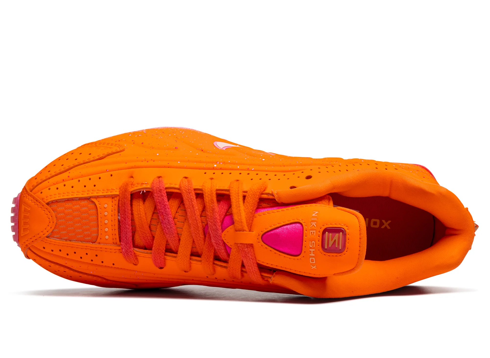 Women's Nike Shox R4 AB in Total Orange - Image 4