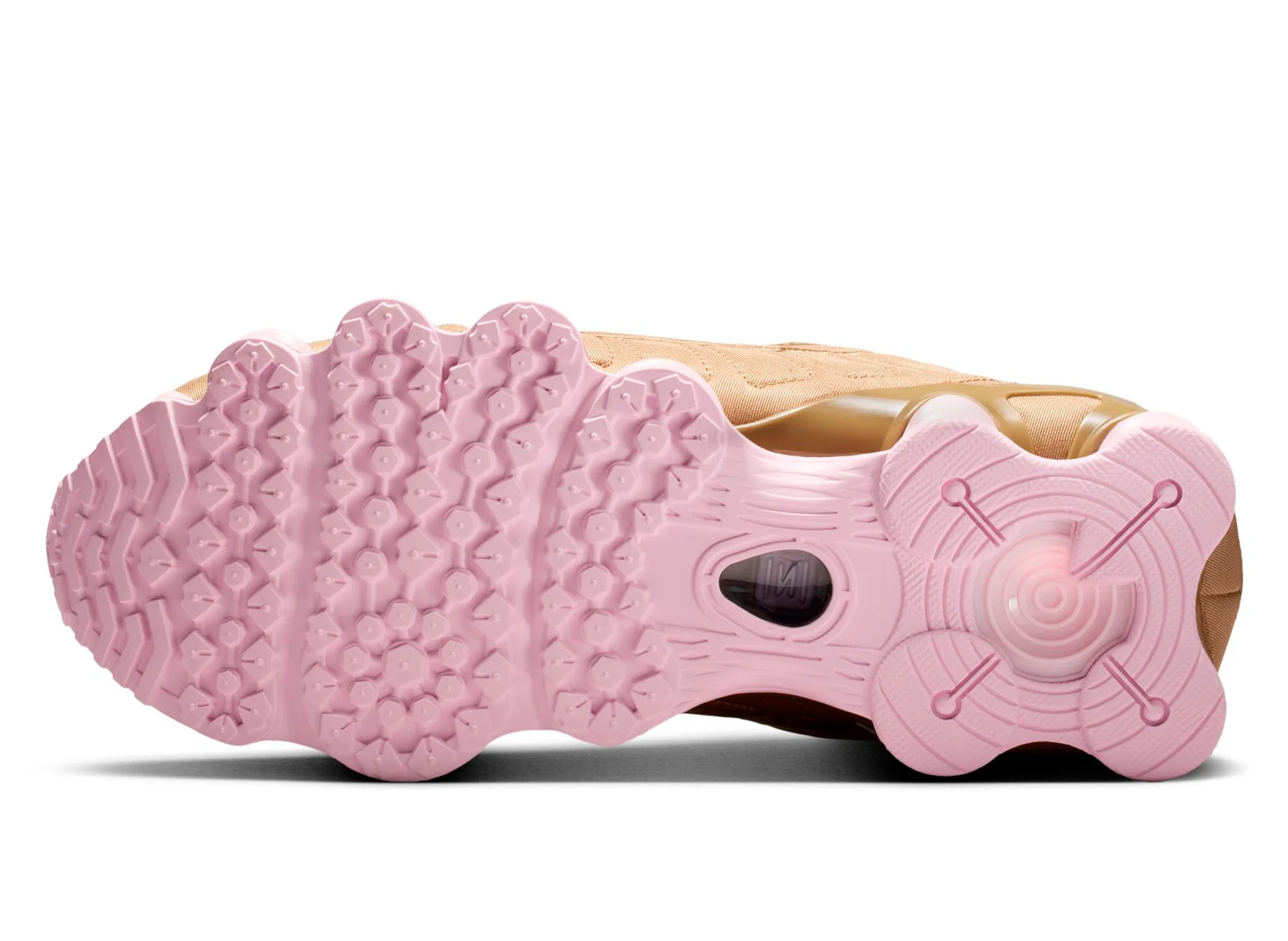Women's Nike Shox TL in Filbert / Pink Foam - Image 5