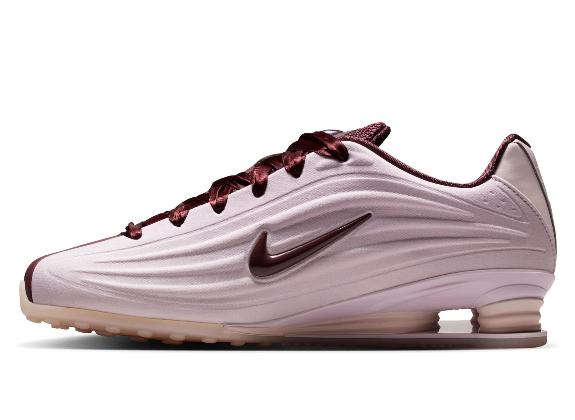 Women's Nike Shox Z SE in 'Particle Rose / Burgundy Crush' - Image 3