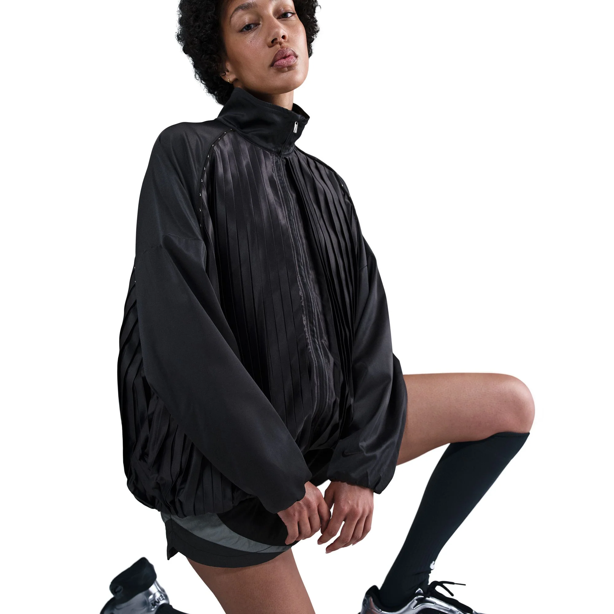 Women's Nike Sportswear Collection Pleated Track Jacket - Image 3